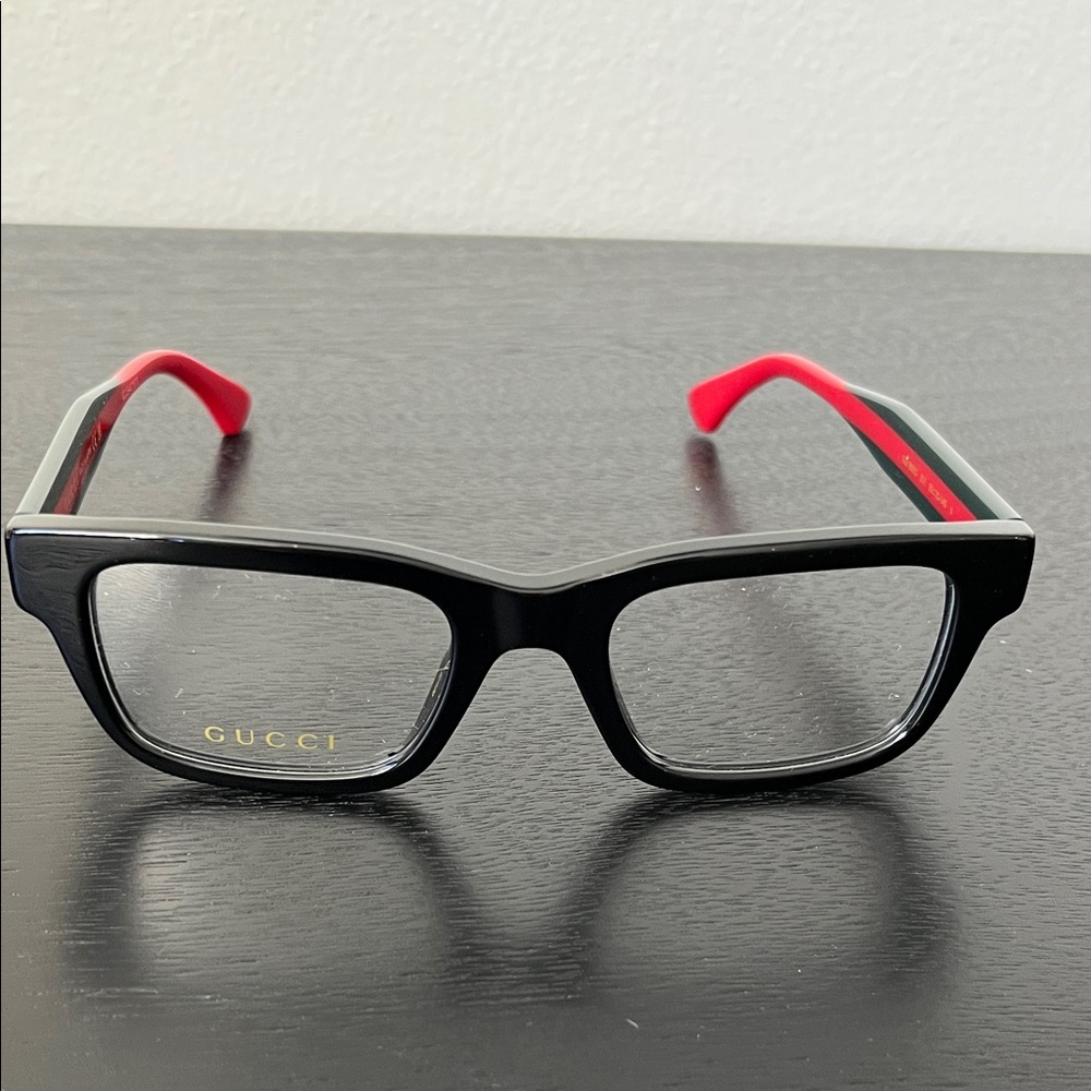Gucci RX Black Red Green glasses Eyewear with Case NW - Picture 3 of 14